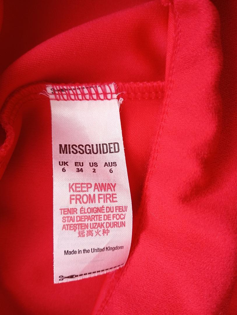 Pantalon flare 🌸 Missguided 🌸 - 34 - Rouge - Neuf avec étiquette