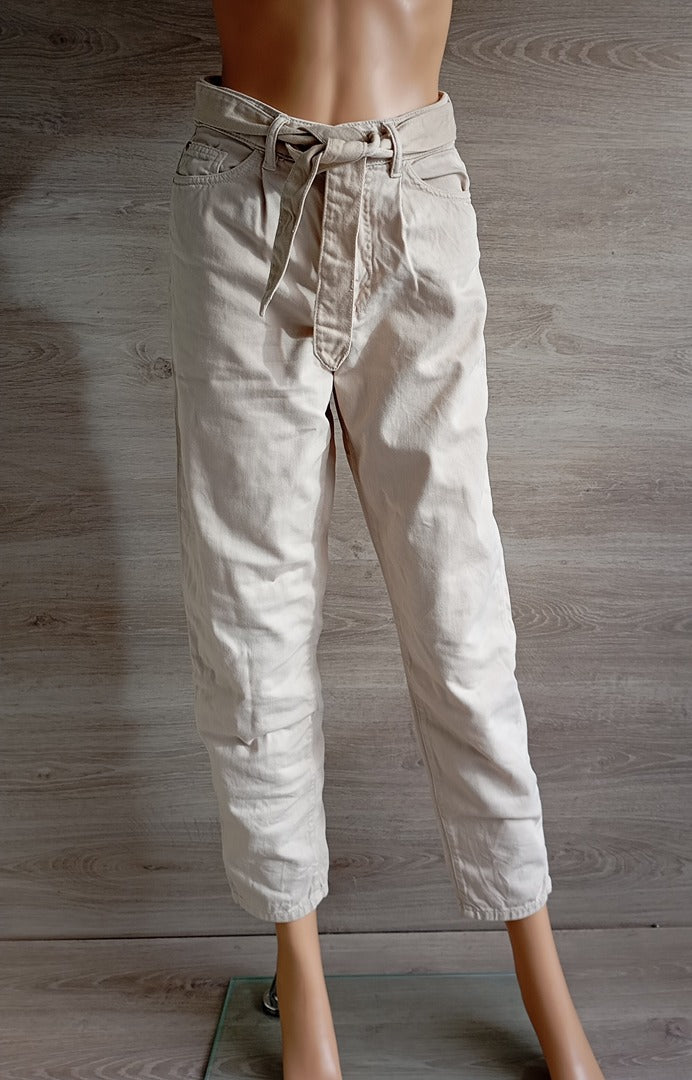 Jean slouchy Bonobo taille 34 - Beige - Très bon état - 100% coton