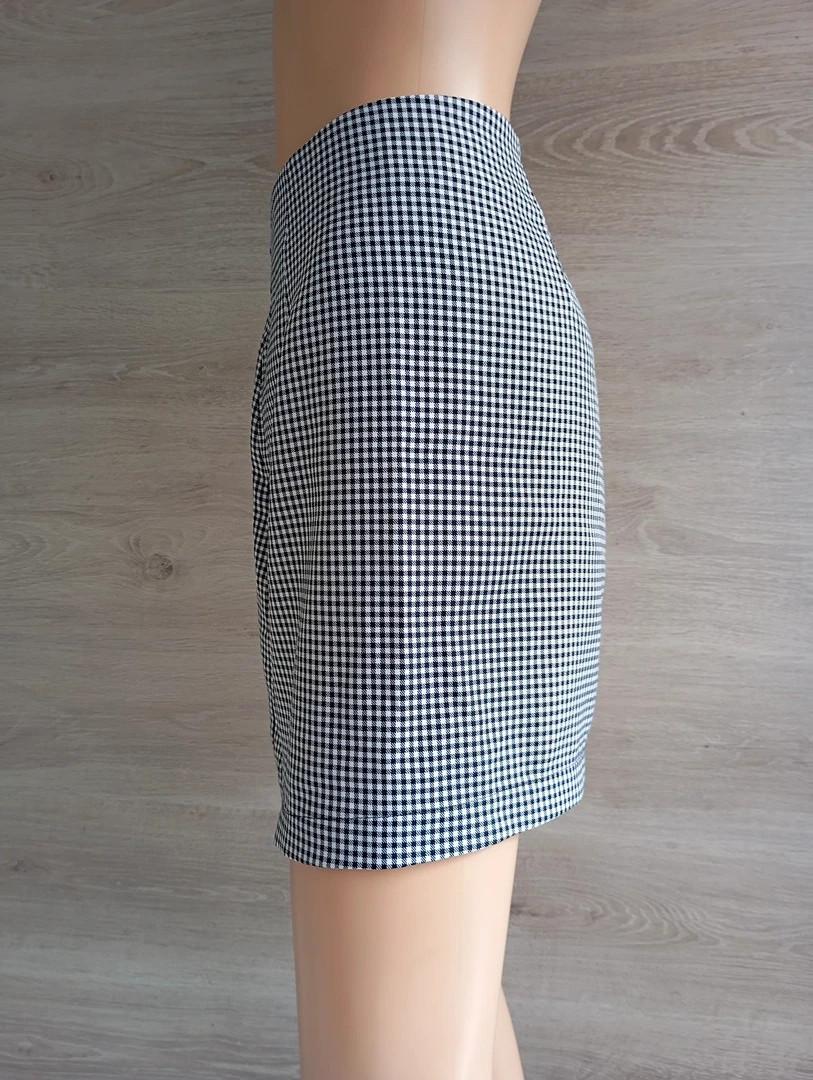 Mini jupe🌸 Shein 🌸 38 - Noir/blanc - Très bon état - motif vichy