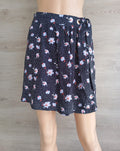 Jupe courte Naf Naf - 38 - multicolore - Très bon état - motif floral