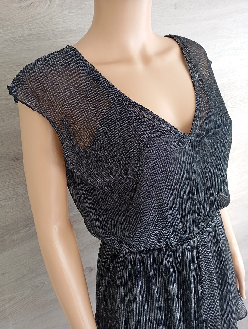 Combinaison short - sans marque - L - Noir/argentée