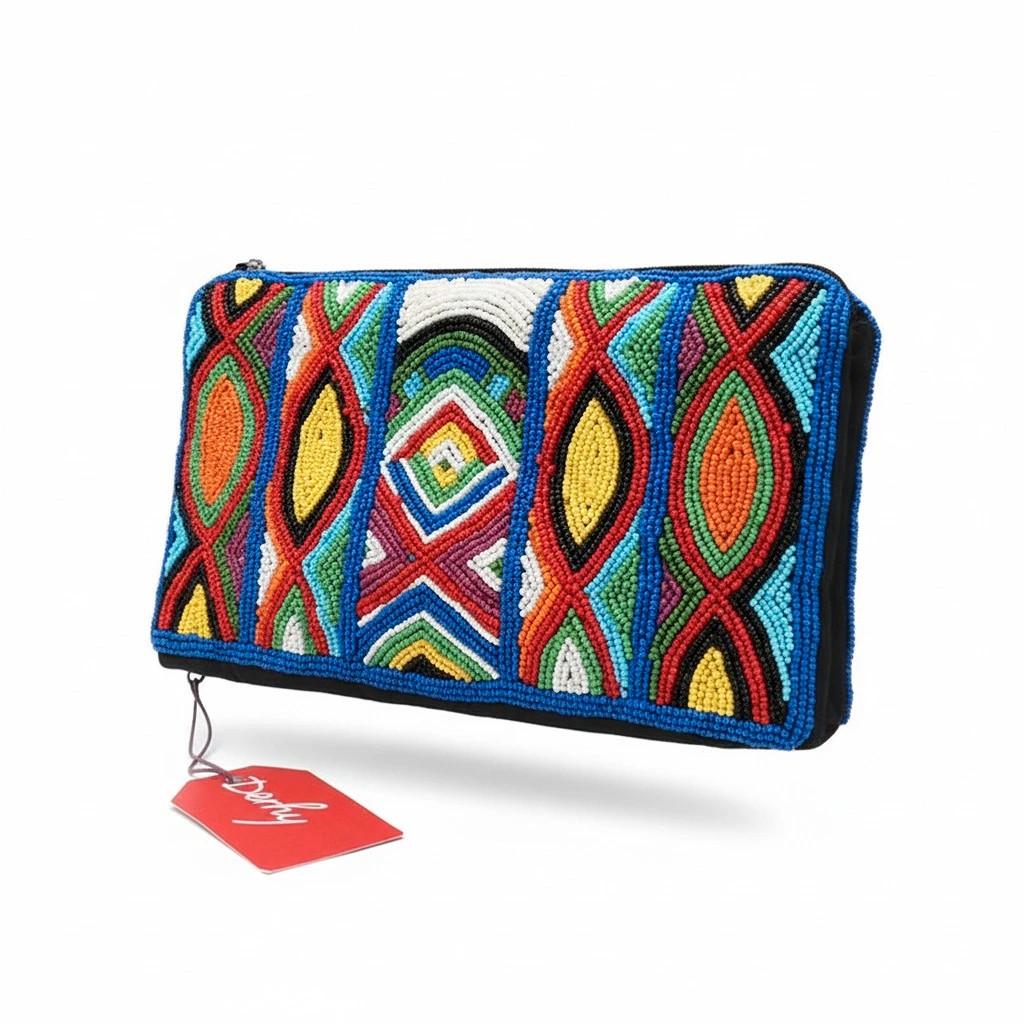 Pochette Derhy perlée - multicolore - Neuf avec étiquette
