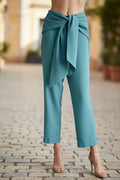 Pantalon femme Kaoa turquoise fluide taille 40