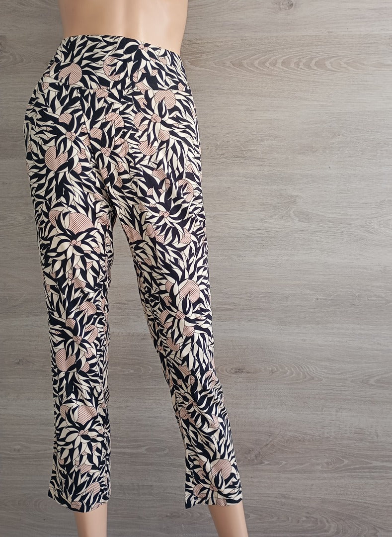 Pantalon  Skunkfunk - 34 - Noir/multicolore - neuf - imprimé floral