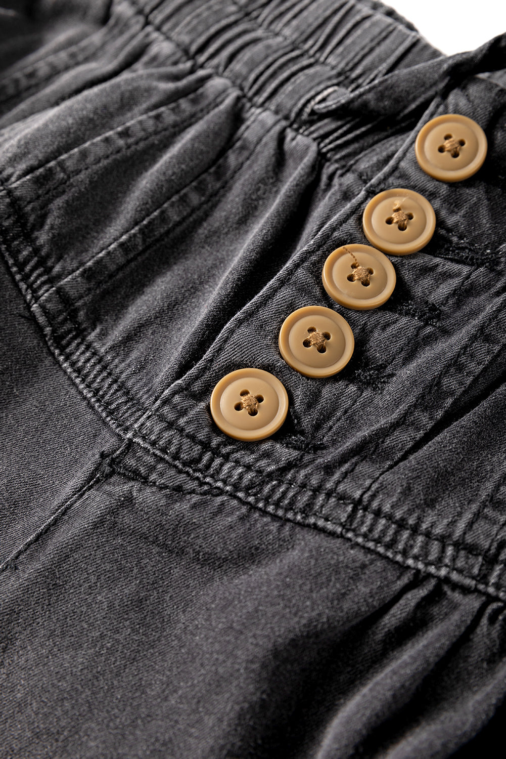 Jean Gris Anthracite — Taille Haute & Jambes Larges