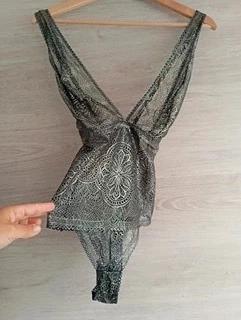 Superbe Body en dentelle collection métallique - Etam - M - effet brillant - Neuf
