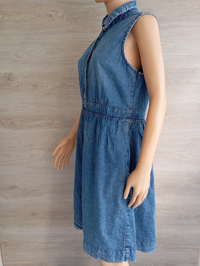 Robe en jean Monoprix femme - 42 - Bleu - Très bon état