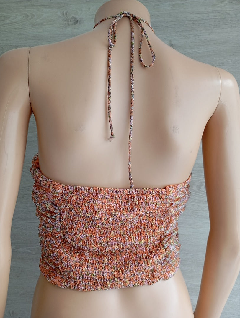 Crop top lefties - M - Orange - Neuf avec étiquette