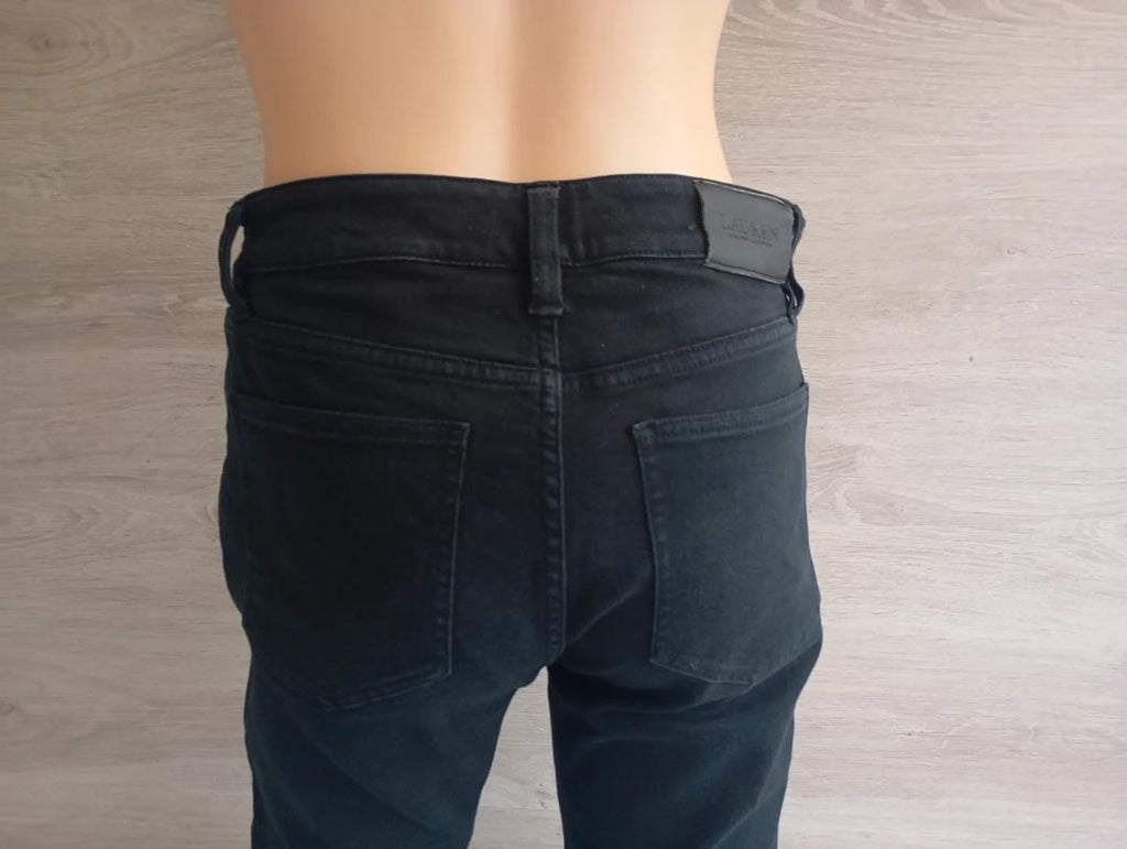 Joli jeans droit noir Lauren Ralph Lauren taille S