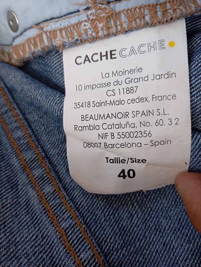 Jupe en jean Cache Cache - 40 - Bleu - Très bon état
