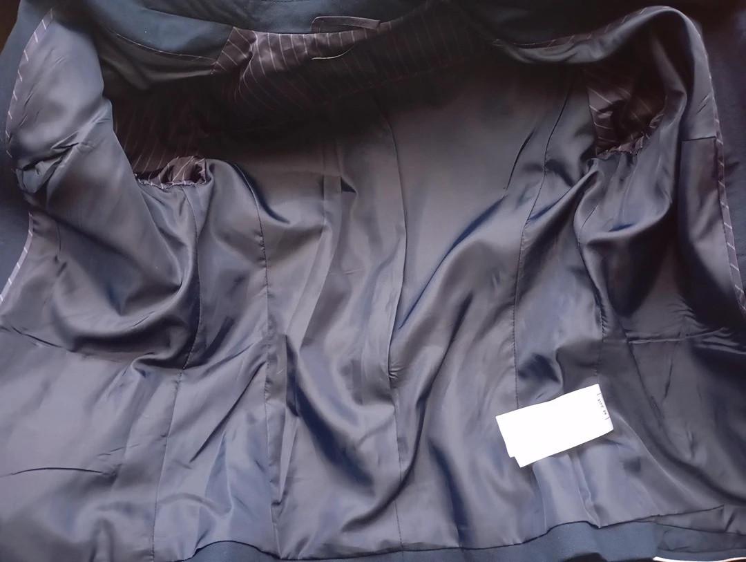 beau tailleur veste/robe f - Orsay taille S/m- marine et blanc en très bon état