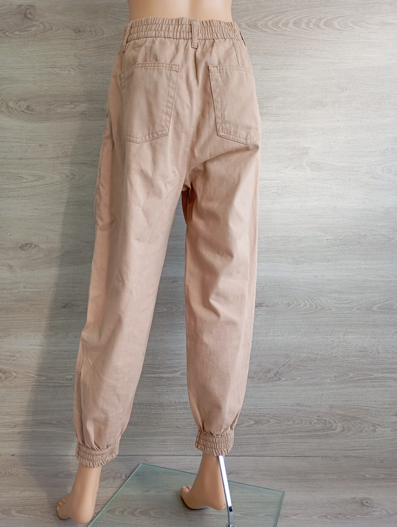 Pantalon jogger Pull&bear - M - Marron clair - Très bon état