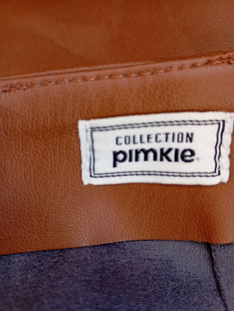 Mini-jupe marron - Pimkie - T36 - Très bon état
