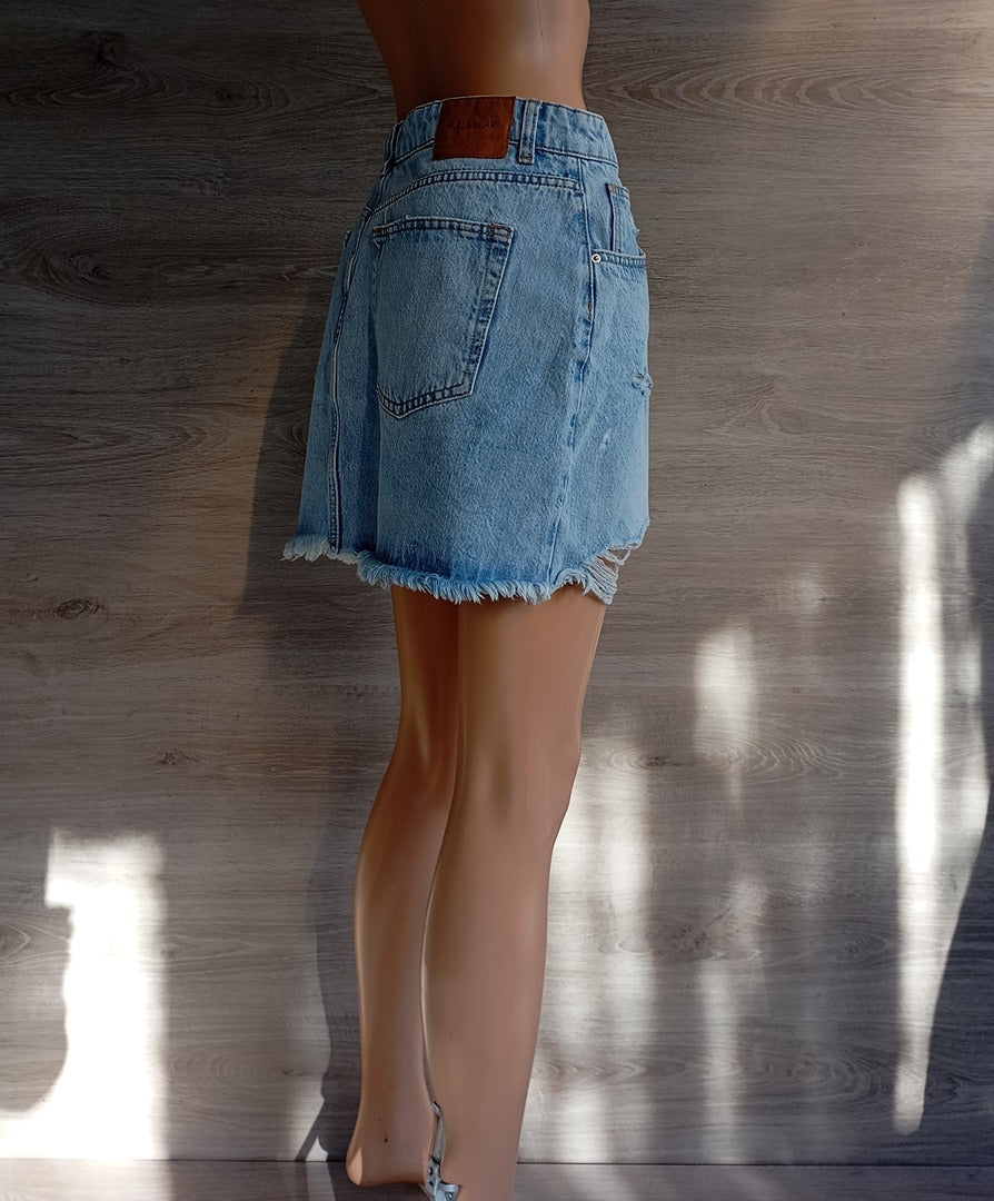 Jupe courte en jean bleue - Pull&Bear - T44 - Très bon état