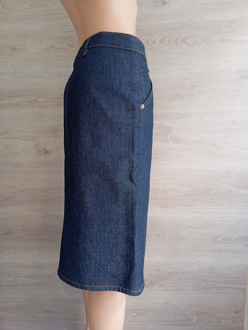 Jupe en jean Maison Standards - L - Bleu marine - neuve
