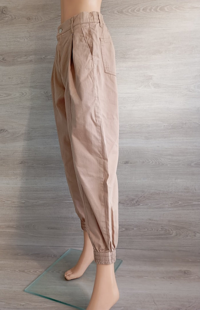 Pantalon jogger Pull&bear - M - Marron clair - Très bon état