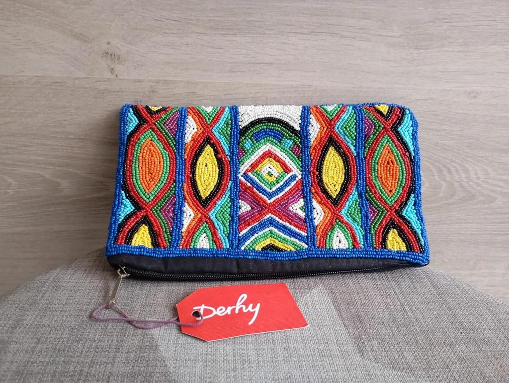Pochette Derhy perlée - multicolore - Neuf avec étiquette