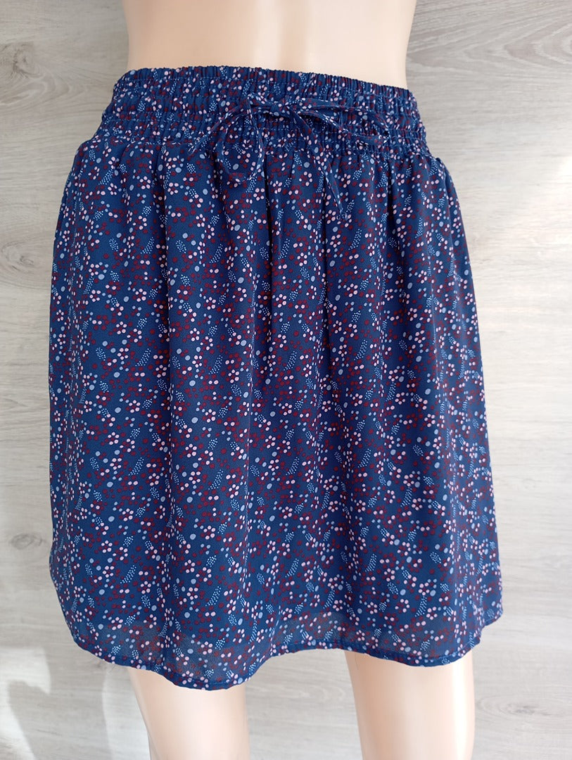 Mini-jupe bleu marine - Camaïeu - T36 - Neuve avec étiquette
