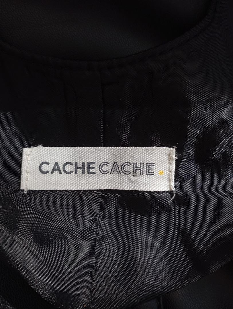Robe courte Cache Cache - S - Noir - Très bon état - similicuir
