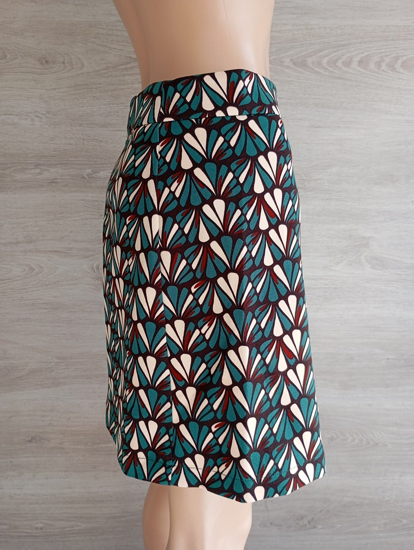 Mini-jupe Bonobo - 34 - Vert - bon état - style vintage