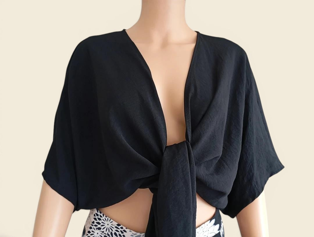 Ensemble Top et Jupe New Collection – Noir – Taille Unique – Modèle Mariana