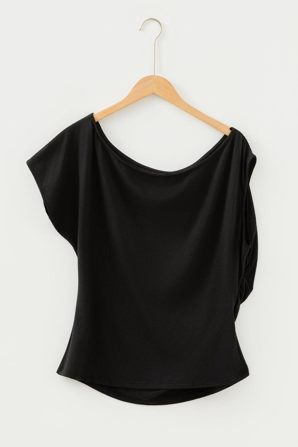 Top Grande Taille Col Asymétrique — 5 Coloris