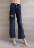 Jean déchiré H&m Divided - 34 - Noir délavé - Très bon état