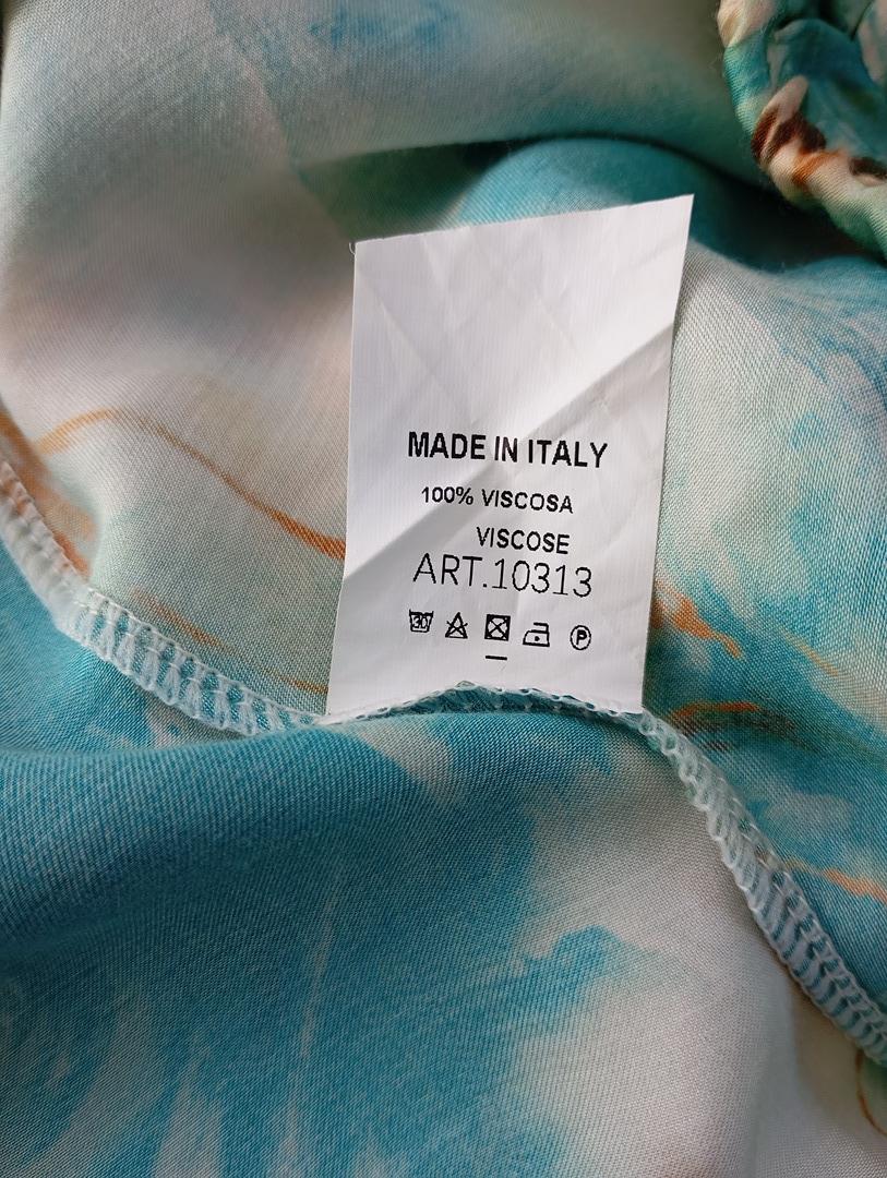 Pantalon large - Made in Italy - Xs/s - Turquoise - Très bon état - 100% viscose