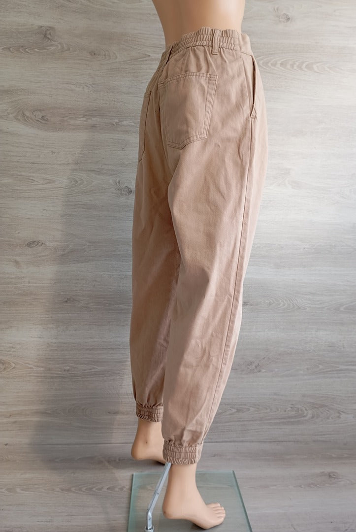Pantalon jogger Pull&bear - M - Marron clair - Très bon état