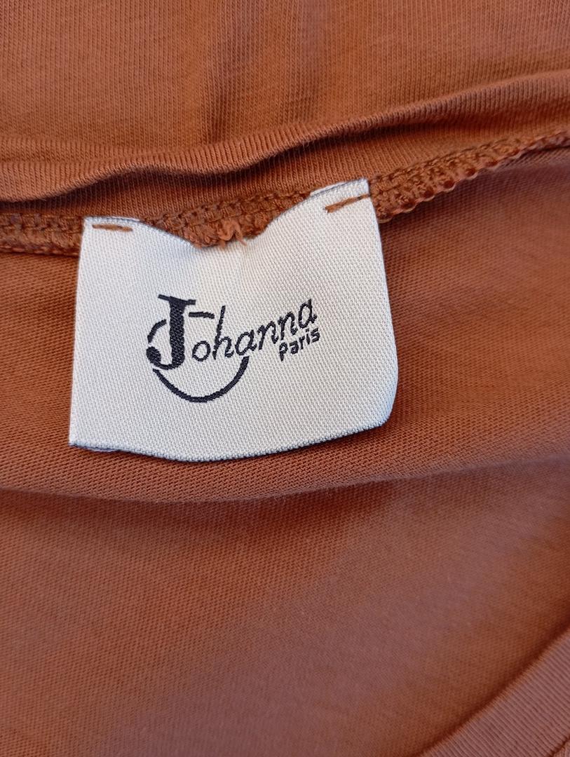 T-shirt manches courtes - Johanna Paris - Taille unique - Marron - Très bon état