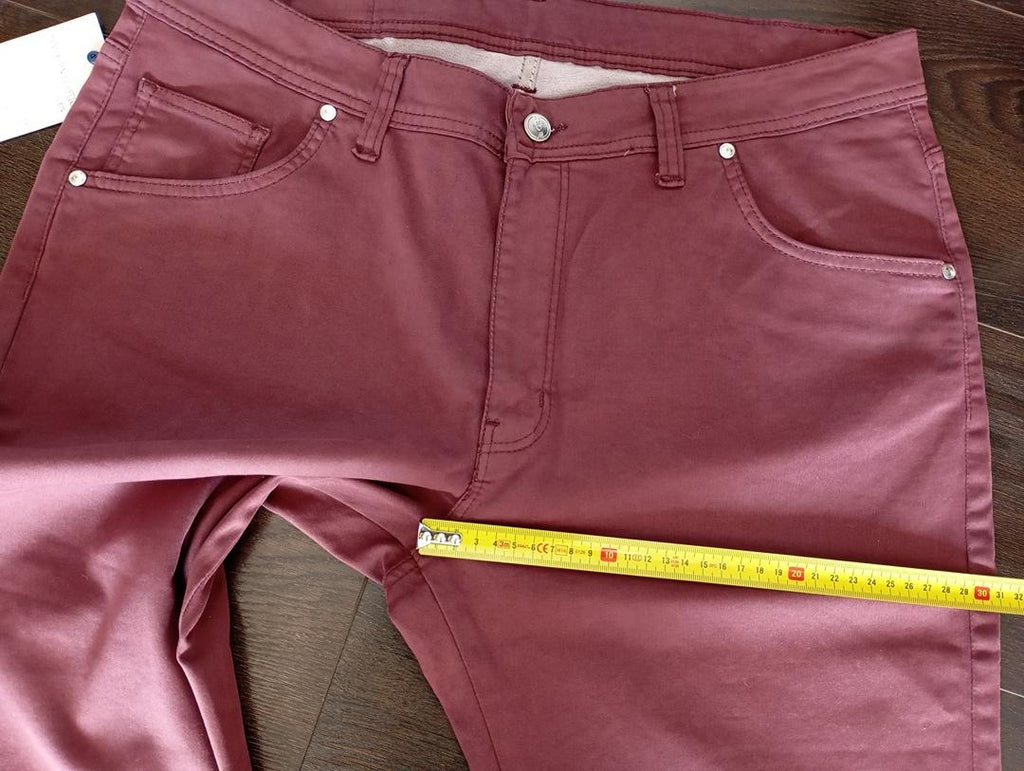 Joli pantalon chinos taille Xl/2xl couleur bourgogne - Crz - neuf