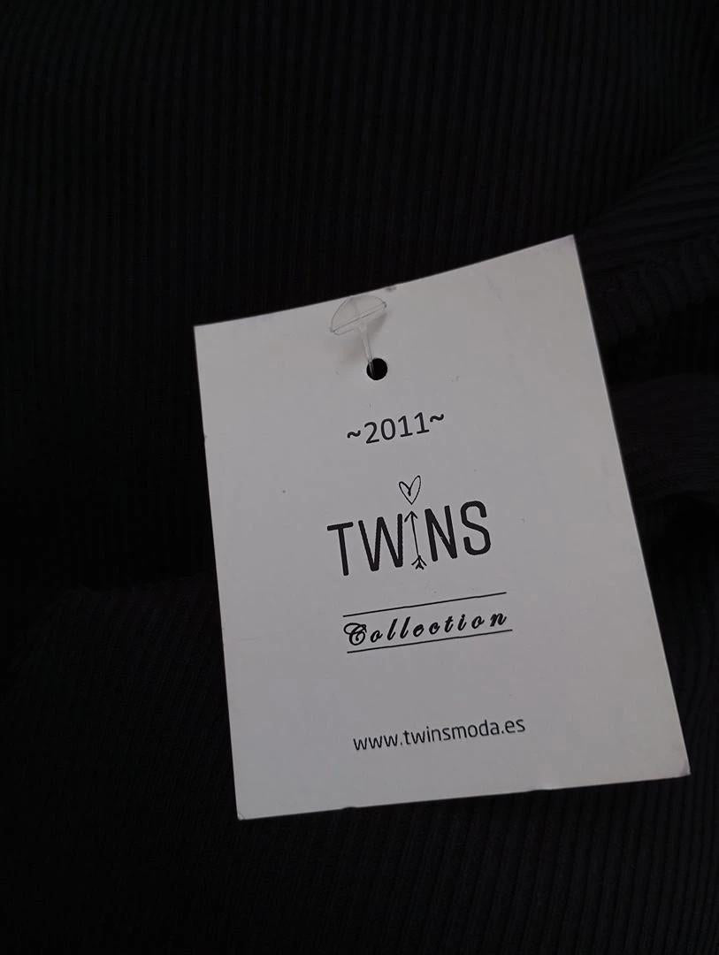 Jolie robe de soirée 🌸 Twins 🌸 Tu - Noir - Neuf - sans manches - décolleté