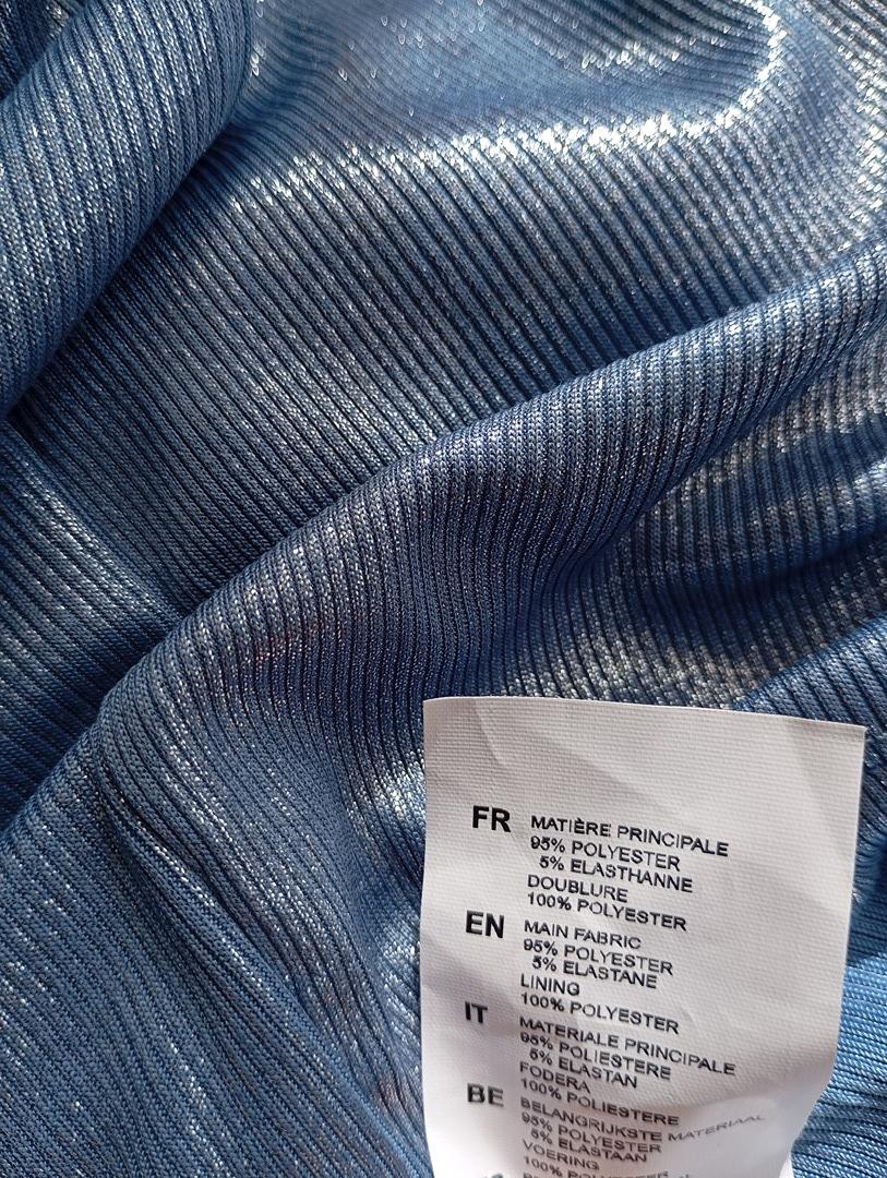 Robe Mini Jennyfer - S - Bleu Ardoise - Très Bon État