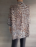 Jolie chemise Zara taille Xl motifs léopard - manches longues