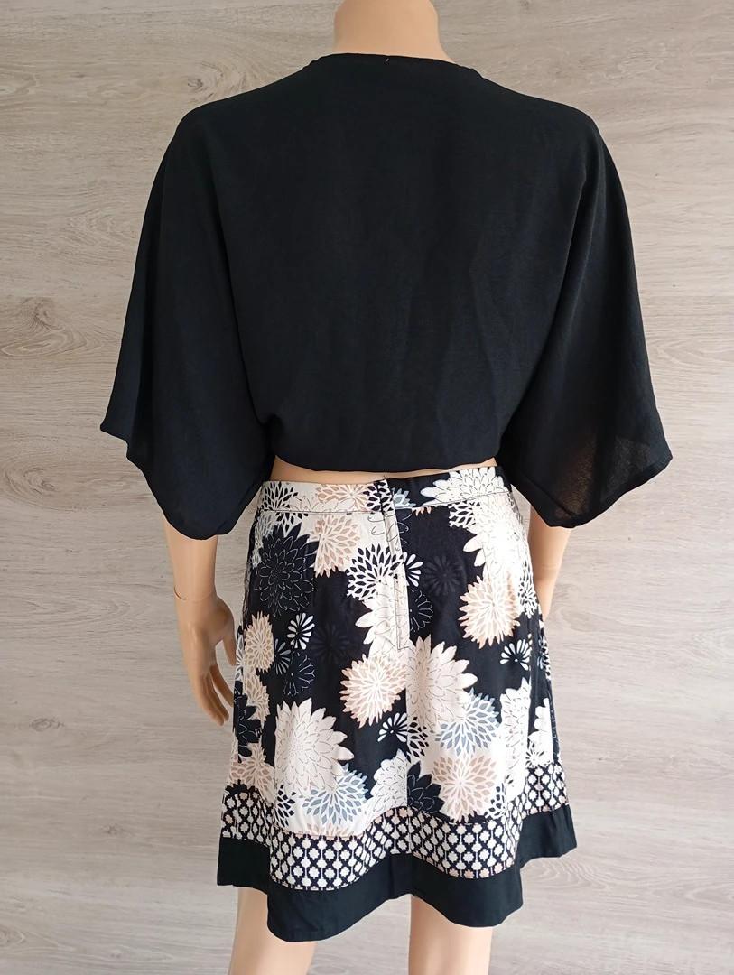 Haut - top - bolero 🌸 New Collection 🌸 Taille unique - Noir - manches courtes - modèle Mariana