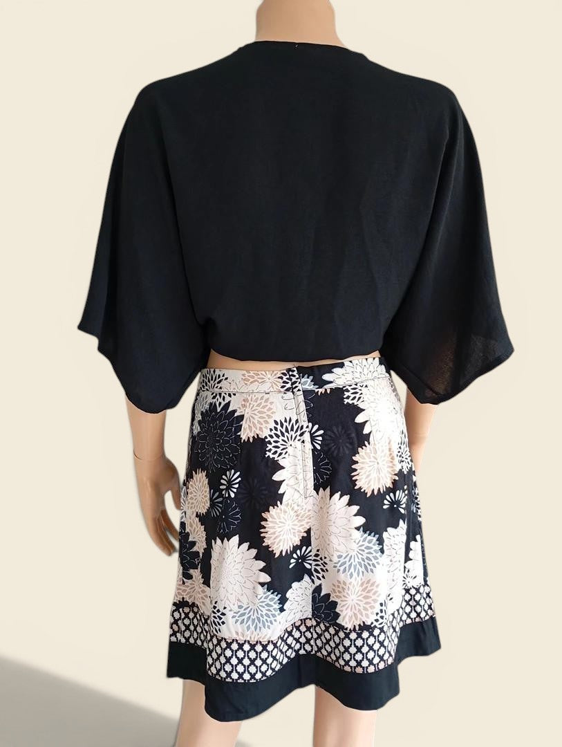 Ensemble Top et Jupe New Collection – Noir – Taille Unique – Modèle Mariana