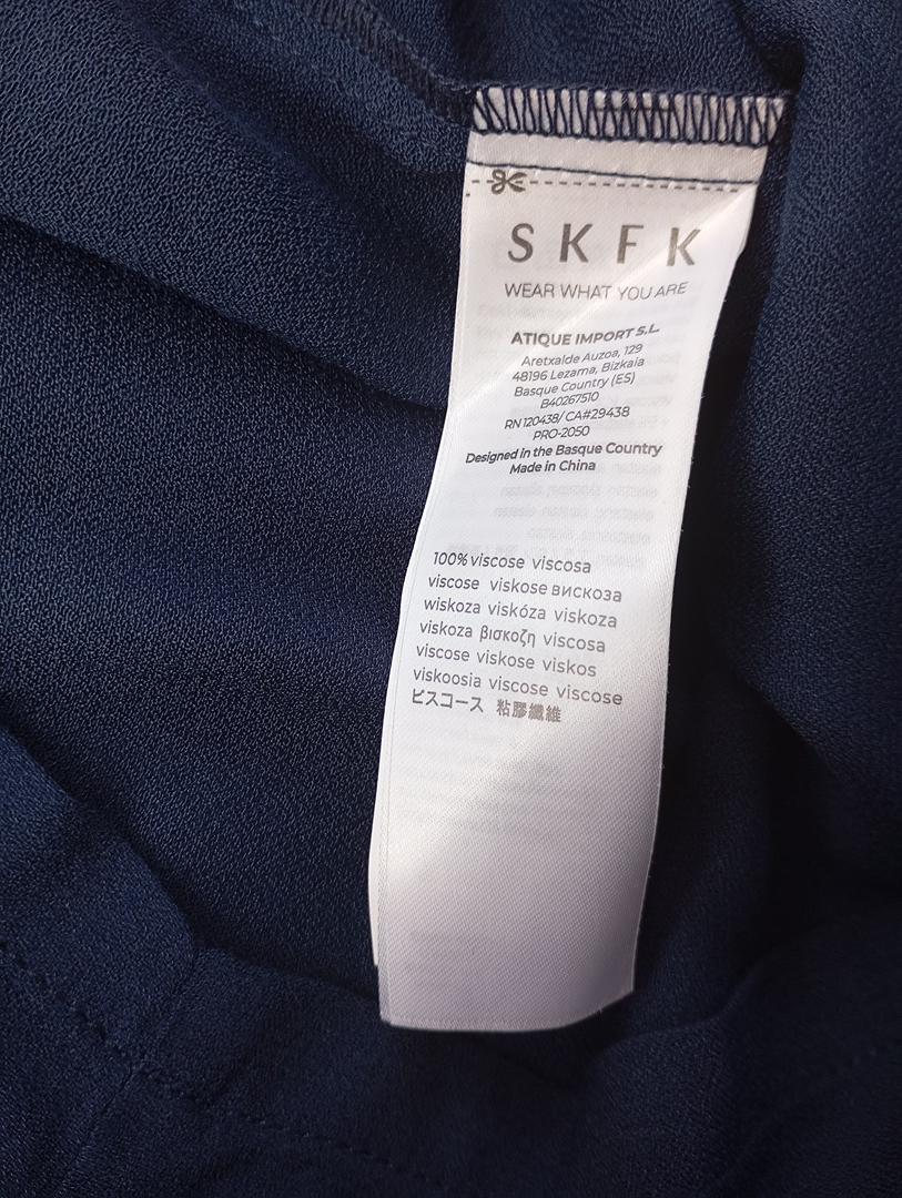 Jupe courte 🌸 Skfk 🌸 34 - Marine - Neuf avec étiquette