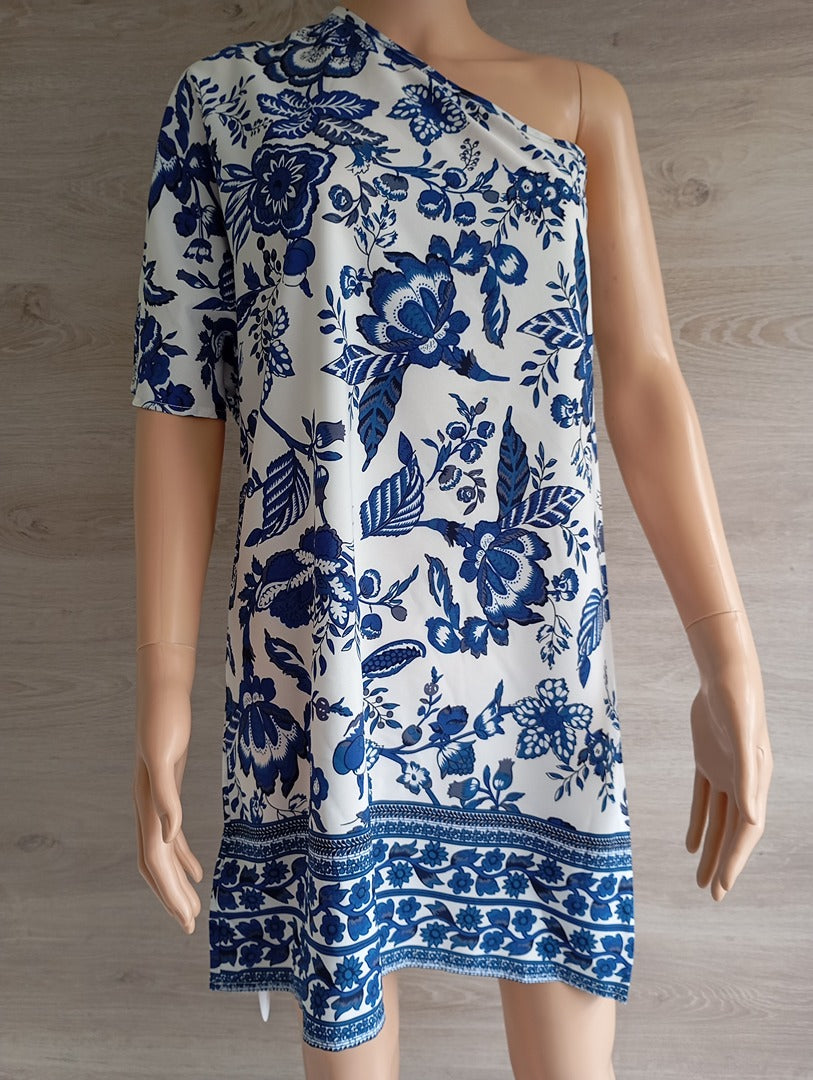 Robe courte d'été 🌸 Shein 🌸- S - Bleu - Neuf avec étiquette