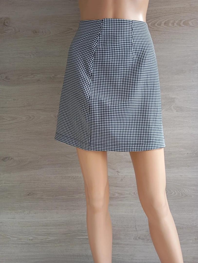 Mini jupe🌸 Shein 🌸 38 - Noir/blanc - Très bon état - motif vichy