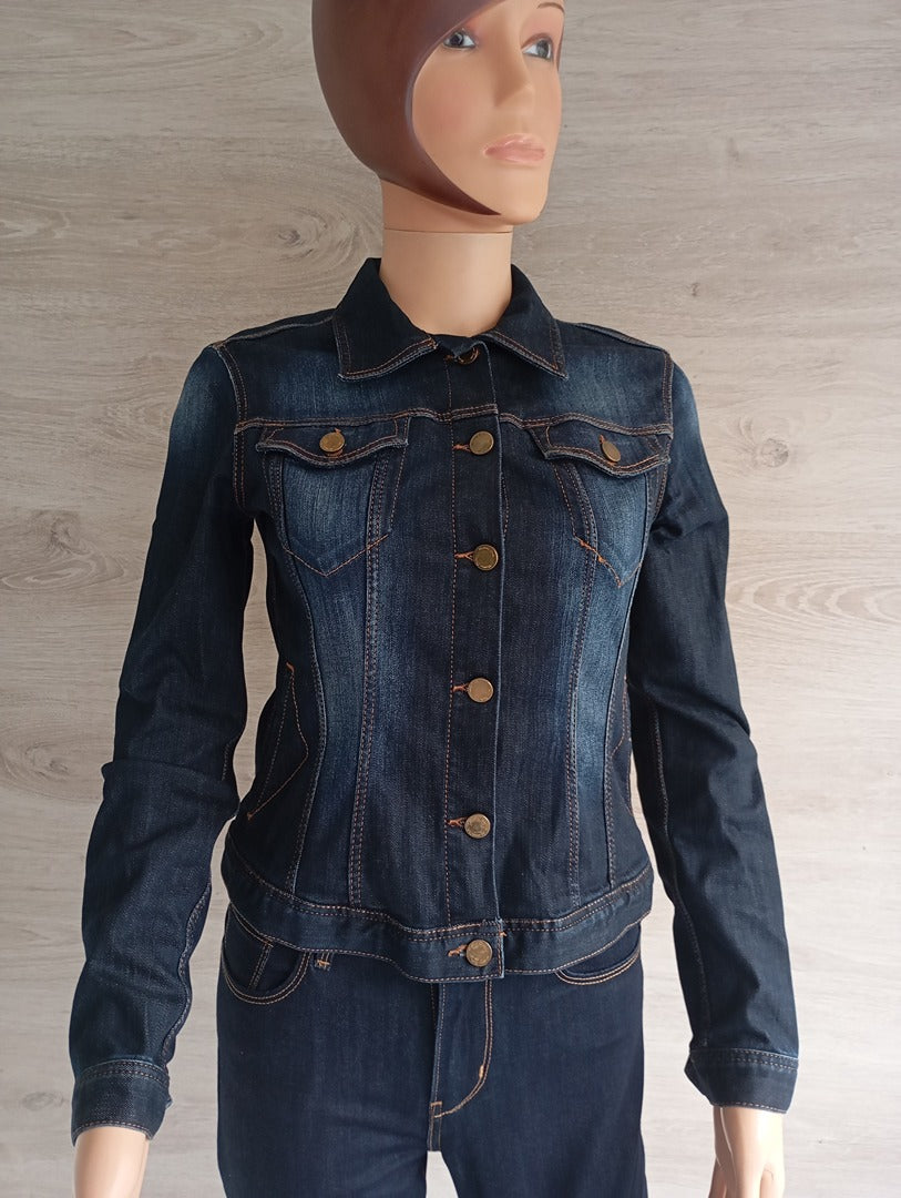 Super veste en jean Massimo Dutti taille S - marine en super état