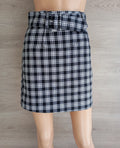 Mini-jupe à carreaux noir & blanc — H&M — Taille 36 — Très bon état
