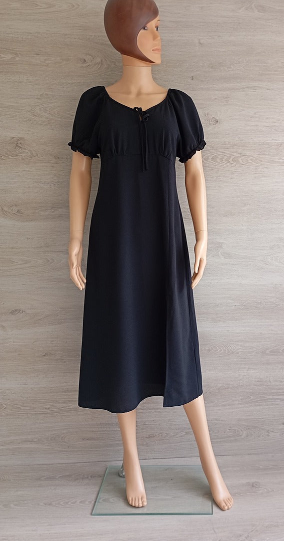 Robe longue manches courtes 🌸 Only 🌸 S - Noir - Neuf avec étiquette