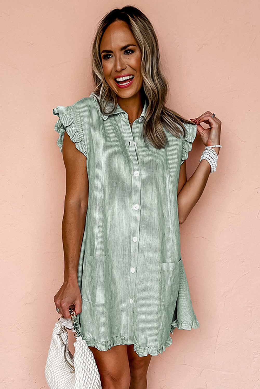 Robe Sauge – Volants & Douceur Estivale