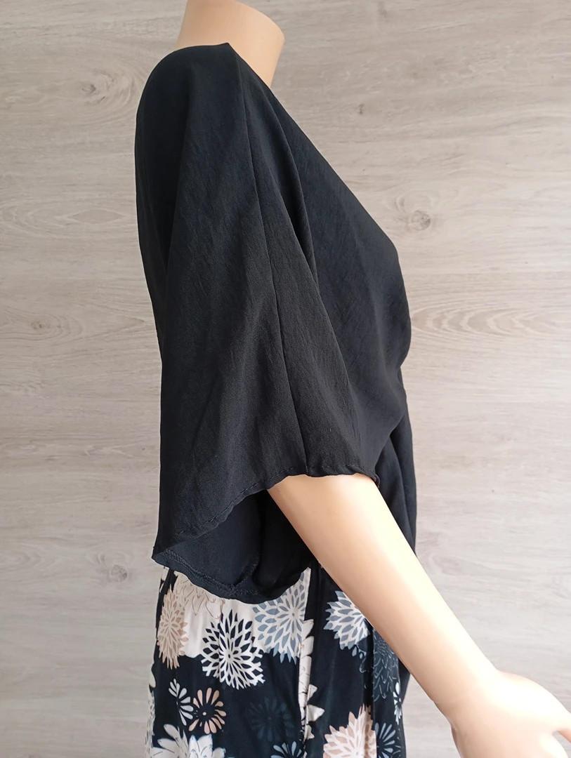 Haut - top - bolero 🌸 New Collection 🌸 Taille unique - Noir - manches courtes - modèle Mariana