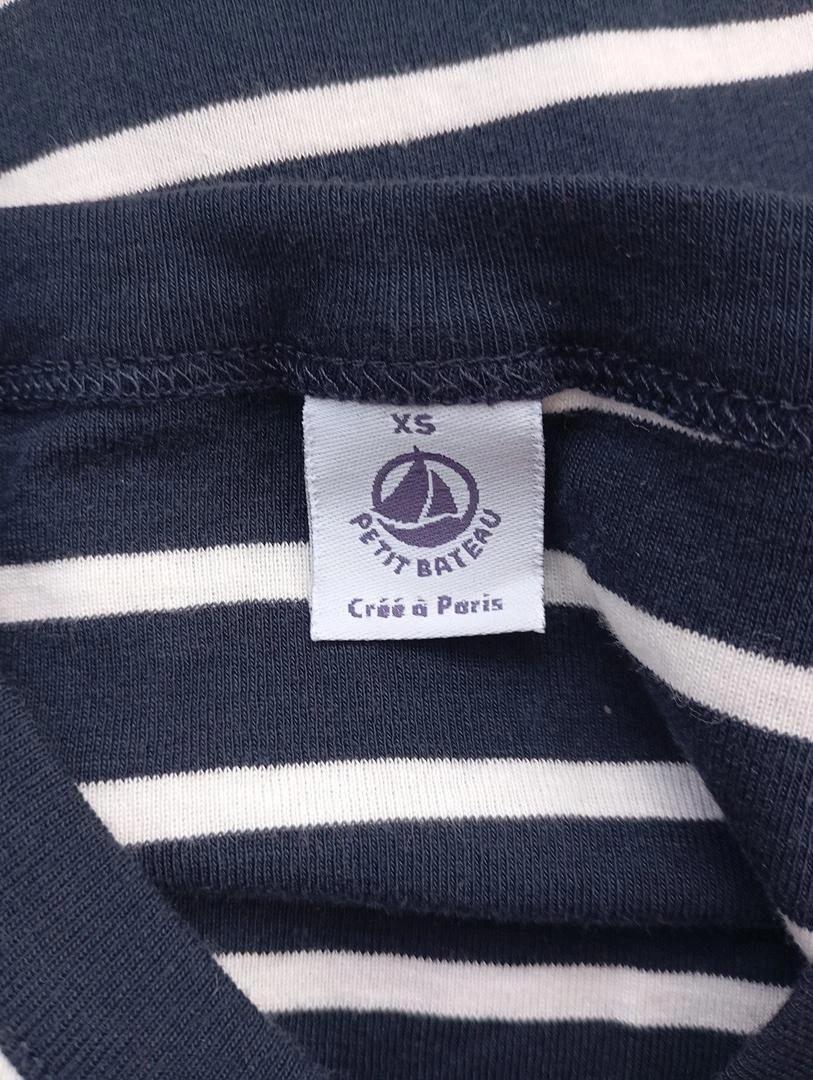 T-shirt manches longues femme Petit Bateau - Xs - Navy - très bon état