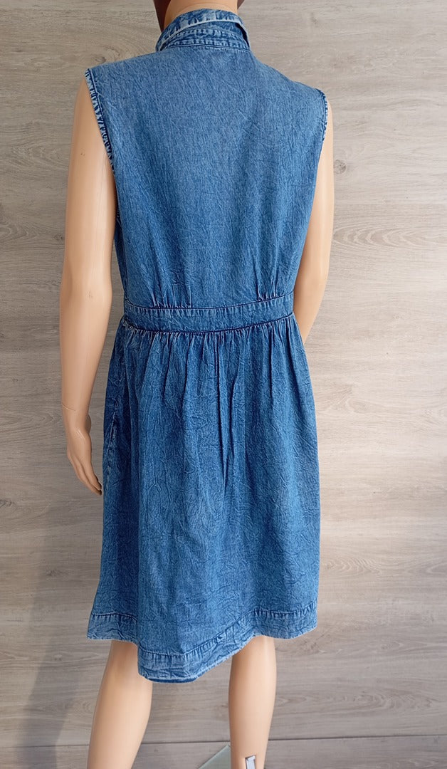 Robe en jean Monoprix femme - 42 - Bleu - Très bon état