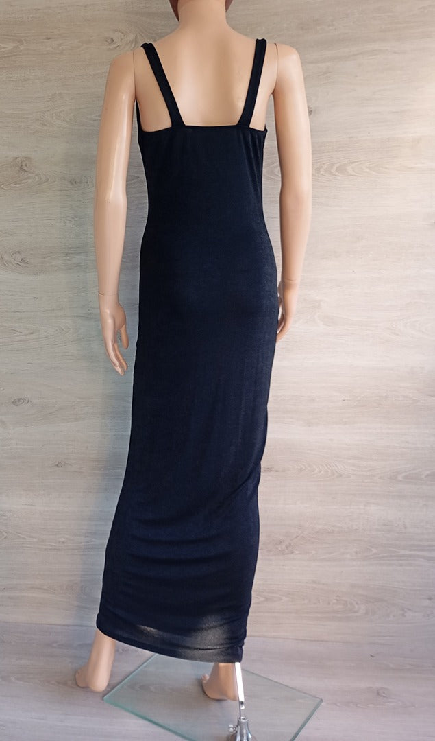 Robe longue boohoo - 36 - noir - Très bon état