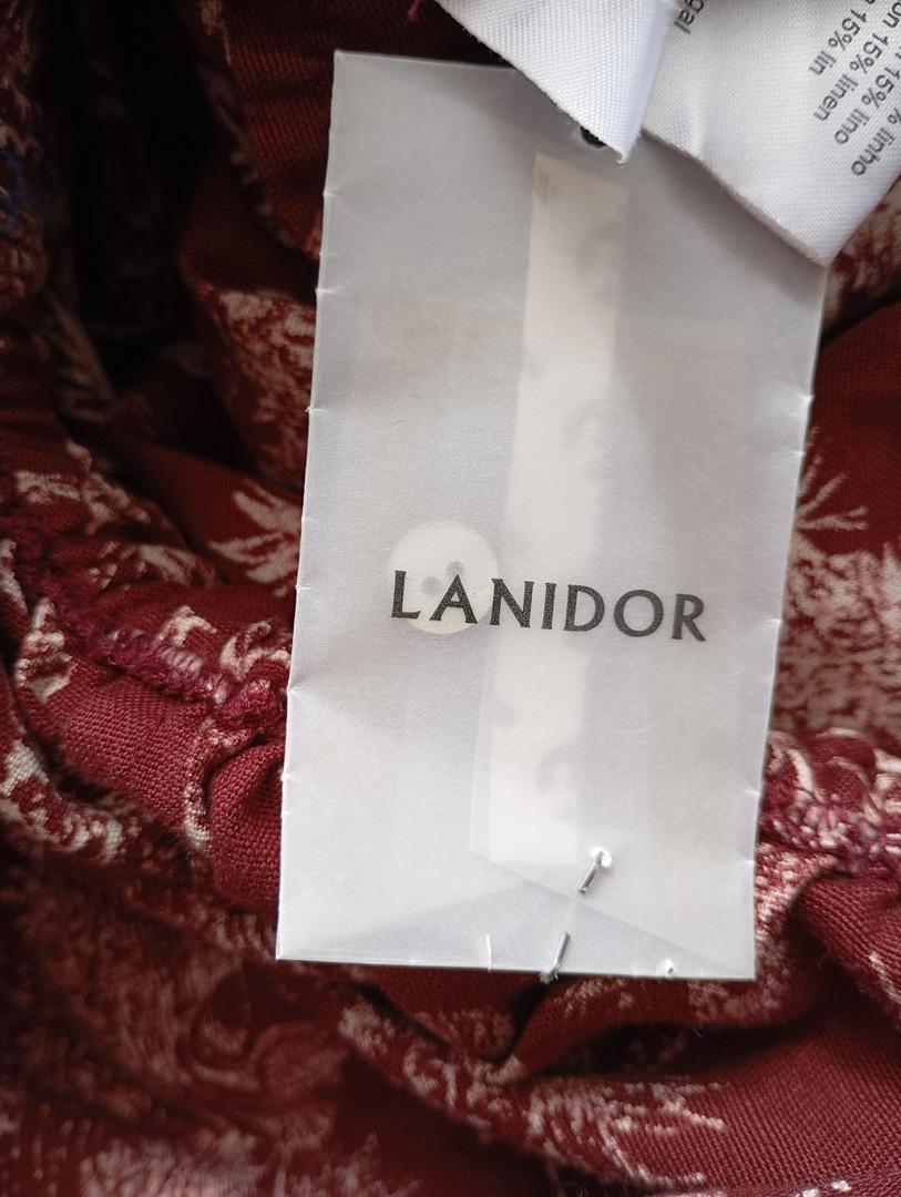 Combinaison pantalon bordeaux & blanc — Lanidor — T.S — Neuve