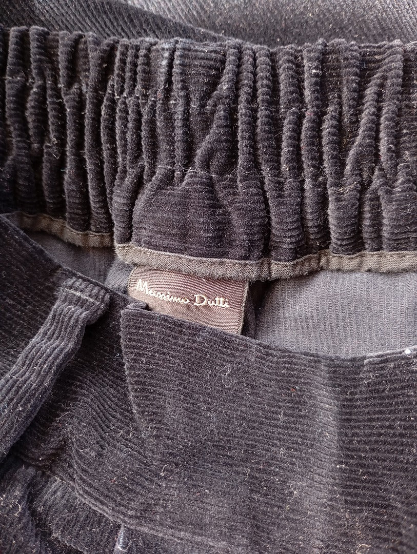 Pantalon large Massimo Dutti - 42 - noir - Très bon état