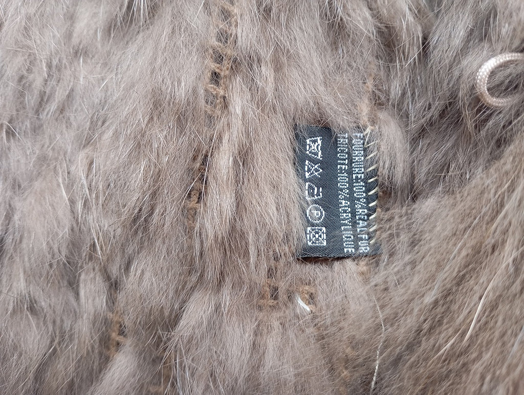 Gilet sans manches en fourrure naturelle - M - Très bon état